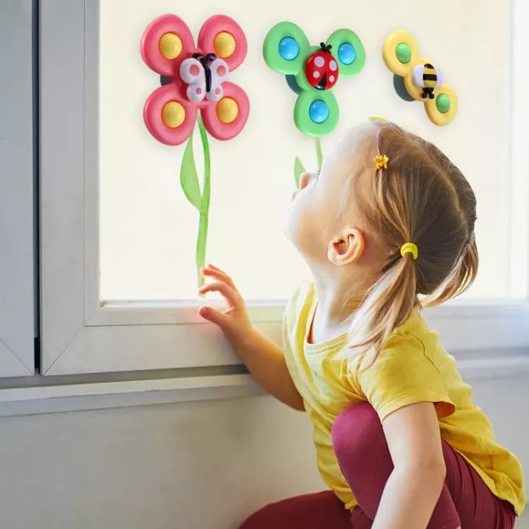 Fun Spin Top Toy Set 3 Piece Pack