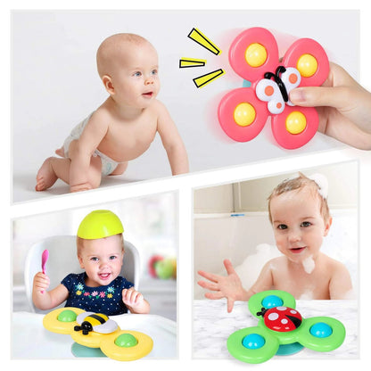 Fun Spin Top Toy Set 3 Piece Pack