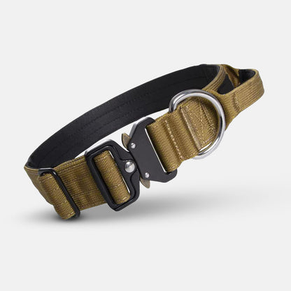 Strong Dog Collar with Handle - Heavy Duty Pet Gear
