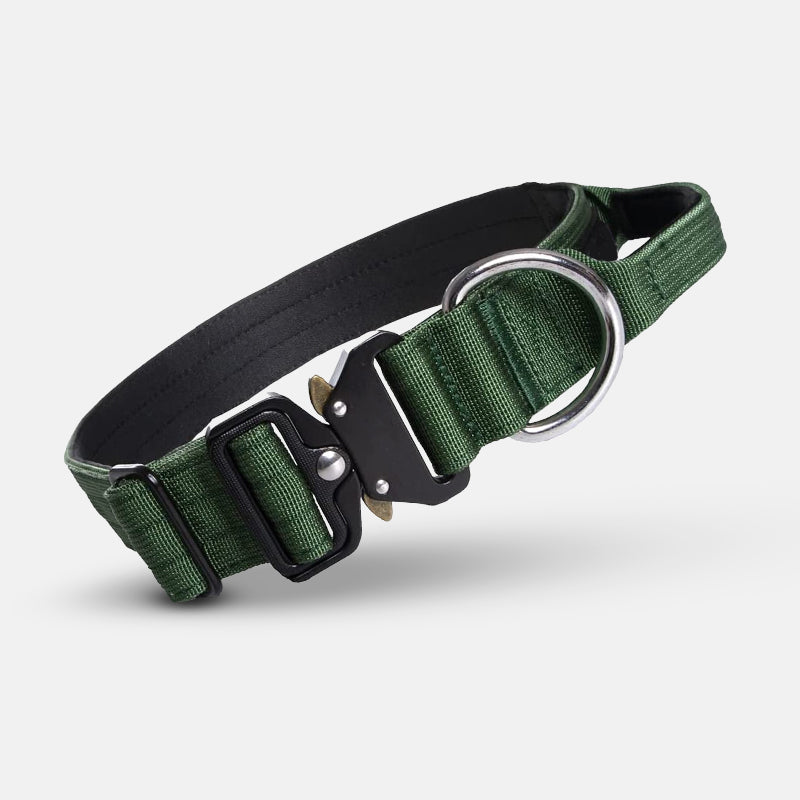 Strong Dog Collar with Handle - Heavy Duty Pet Gear