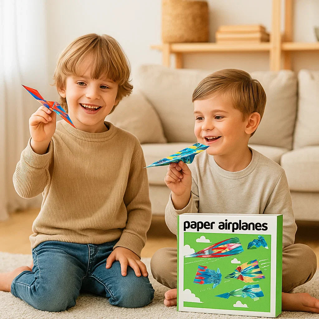 Fun Paper Airplane Kit with Easy Guide