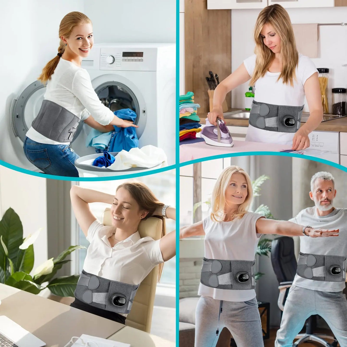 Warm Therapy Back Pain Relief Massager