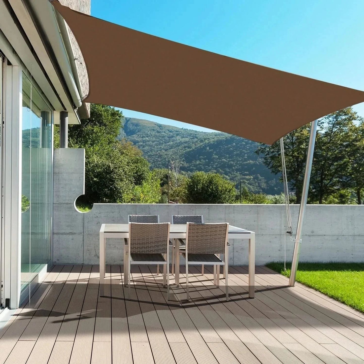 Compact Water Resistant Sun Shade Awning