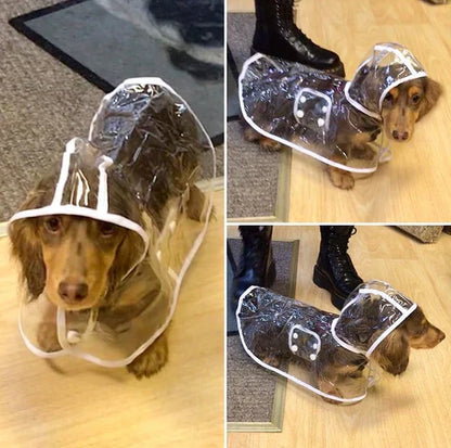 Breathable Water Resistant Dog Rain Jacket
