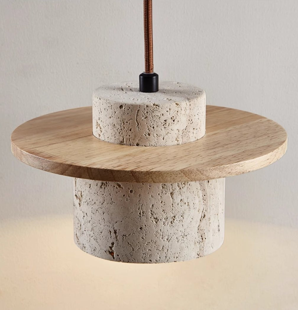Elegant Stone Pendant Light