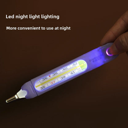 Compact Digital Thermometer with LED Screen and Wristband