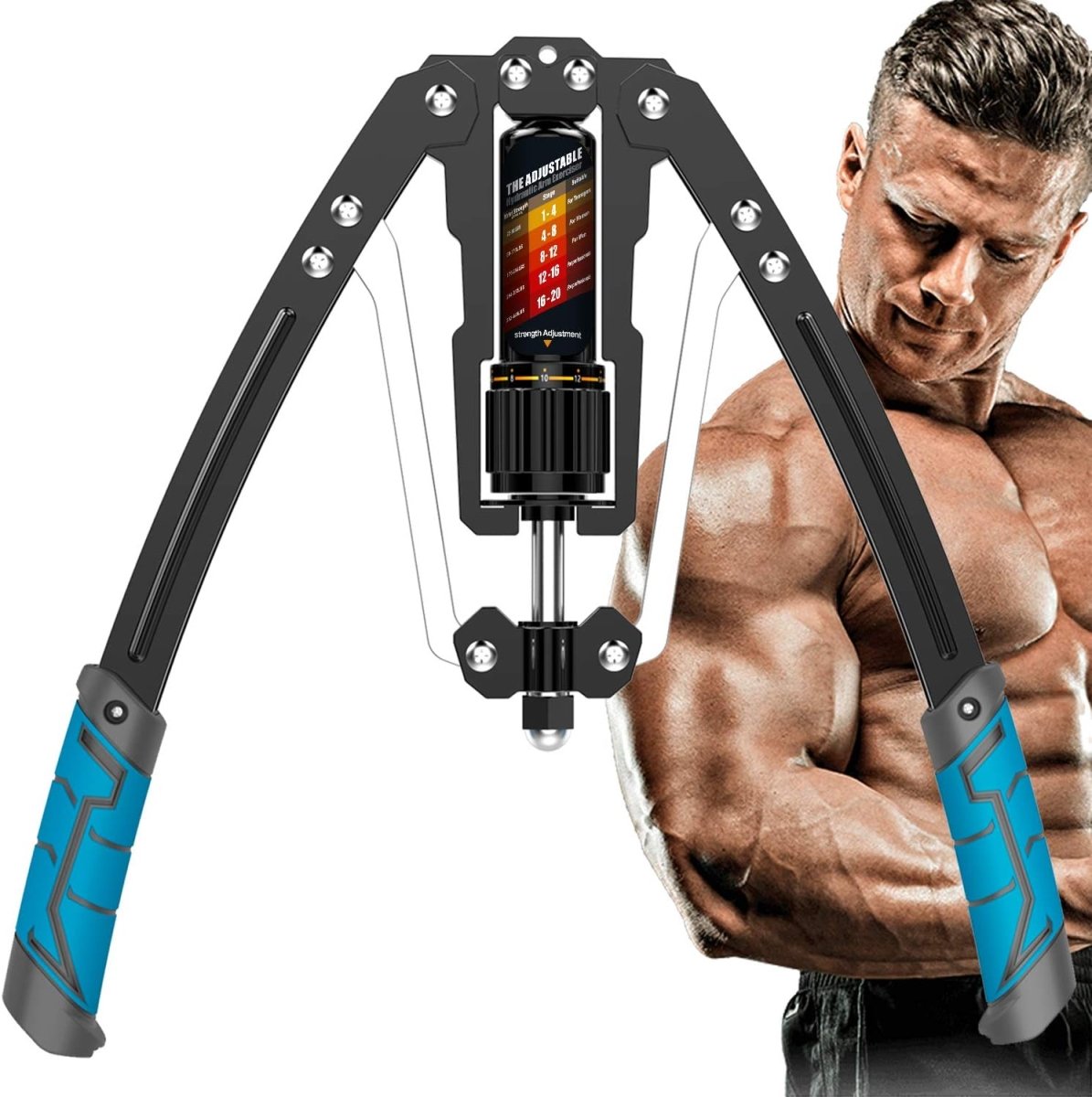Pro Adjustable Arm Strength Trainer 10-200kg Resistance
