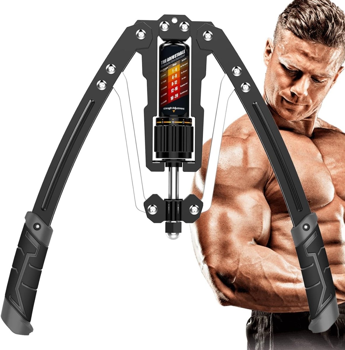 Pro Adjustable Arm Strength Trainer 10-200kg Resistance