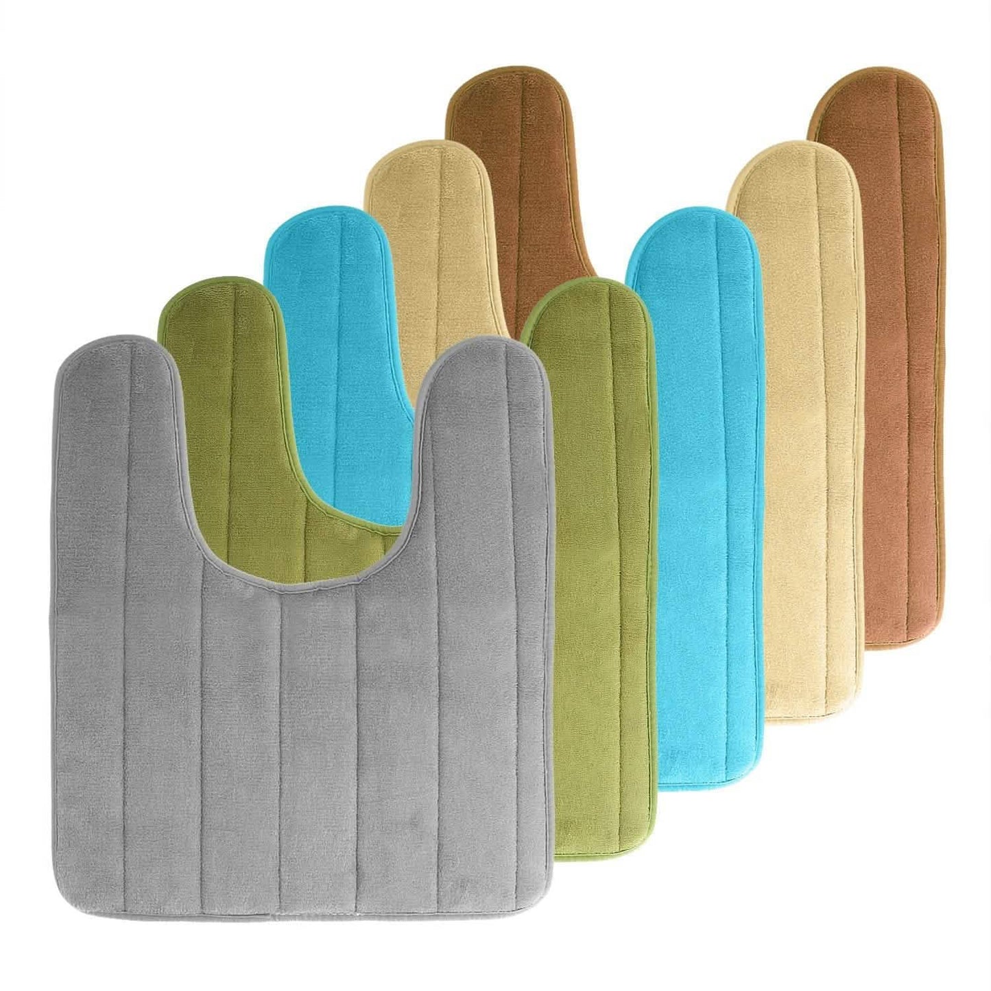 Contoured Anti-Slip Bathroom Mat