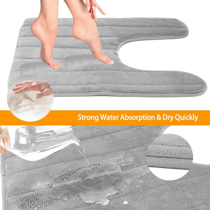 Contoured Anti-Slip Bathroom Mat