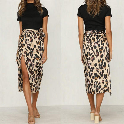 Animal Print Mini Skirt - Befez
