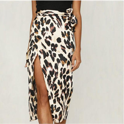 Animal Print Mini Skirt