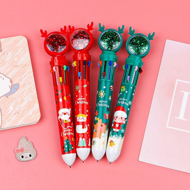 Colorful Seasonal Pens for Holiday Writing