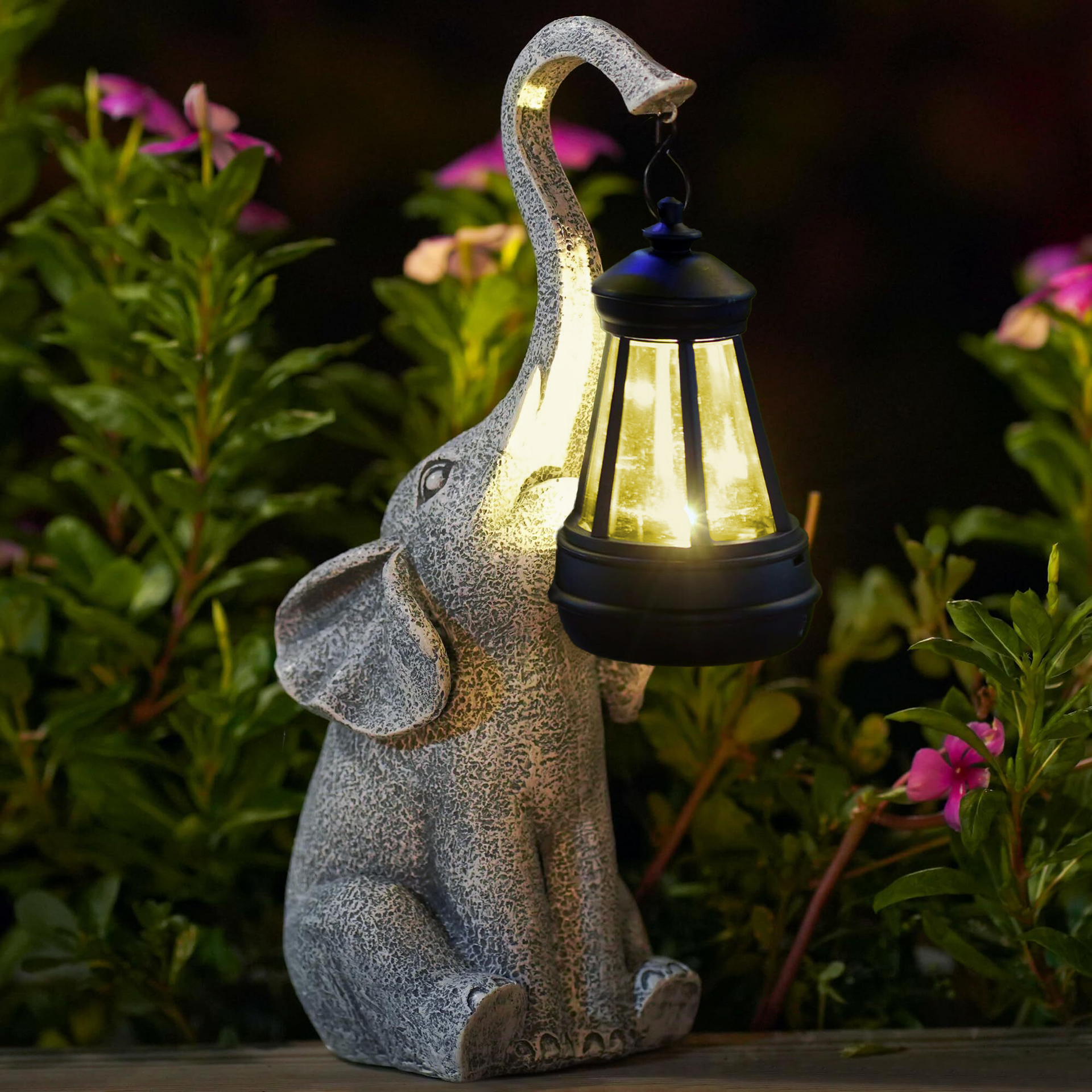 Befez | Outdoor Solar Elephant Lamp - Befez
