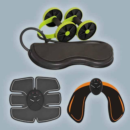 Core Strength Ab Roller - Home Fitness Exercise Trainer