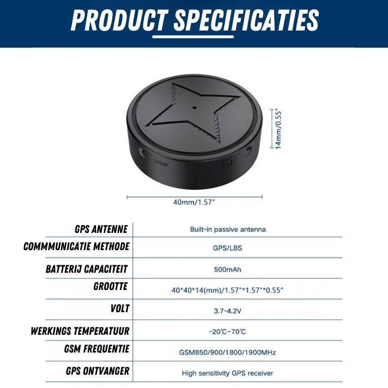 Small Portable GPS Tracking Device Locator