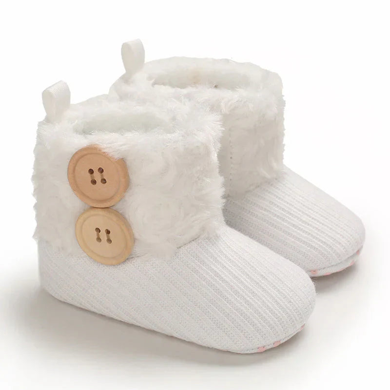 Cozy Baby Snow Boots - Soft Plush Non Slip Footwear
