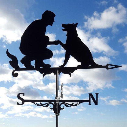 Unique Outdoor Garden Wind Vane Decor