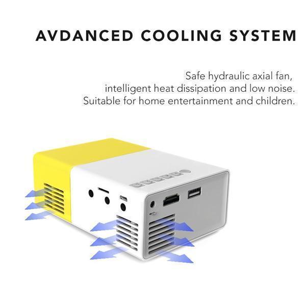 Compact 600lm Portable Mini Projector