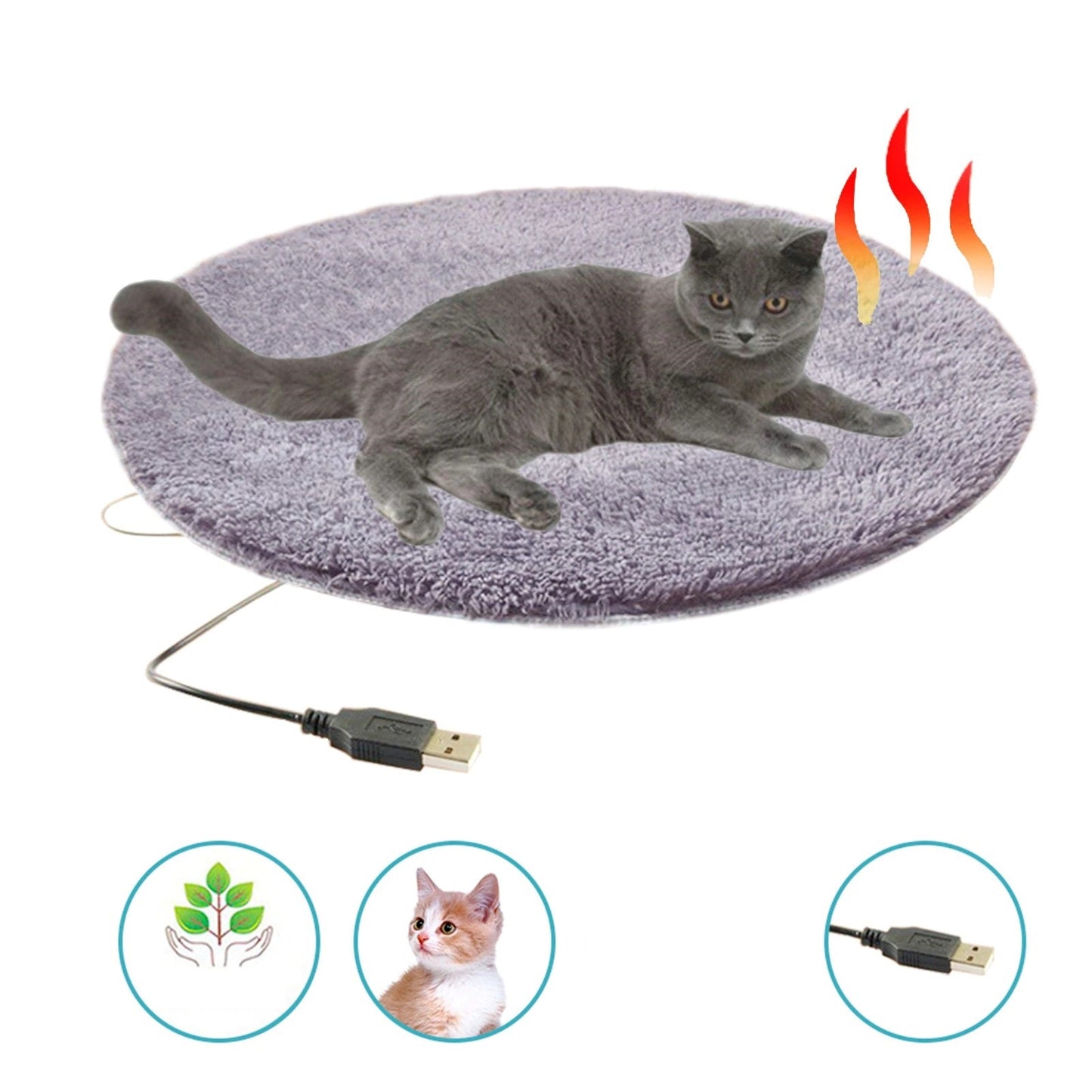 Cozy Electric Cat Bed – Pet Warmth Nest