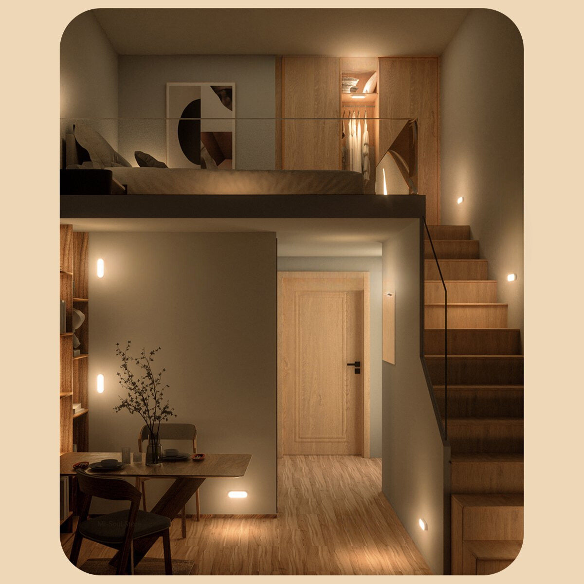 USB Rechargeable Motion Sensor Night Light