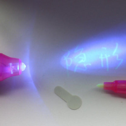 Cool Glow Invisible Ink Pen with UV Light