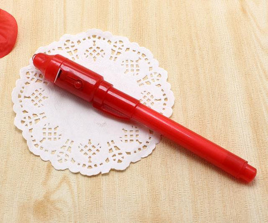 Cool Glow Invisible Ink Pen with UV Light - Befez