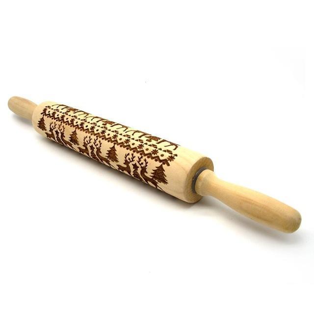Best Christmas Tree Rolling Pin for Holiday Cookies