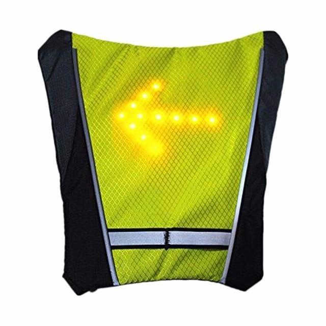 Visible LED Safety Jacket for Cycling Outdoor Night Ride - Befez