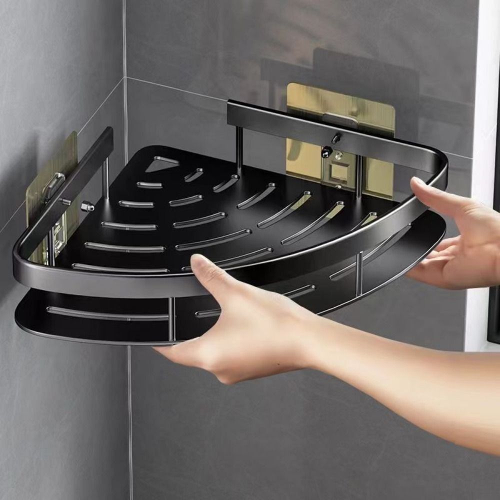 Easy Install Wall Shelf - Compact Bathroom Storage Rack - Befez