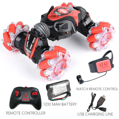 Turbo 2-in-1 RC Stunt Car with Bonus Hand Controller