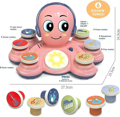 Fun Colorful Octopus Music Toy