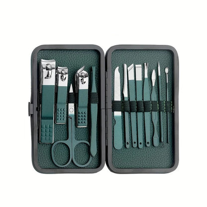 Premium Metal Nail Care Kit for Home and Travel