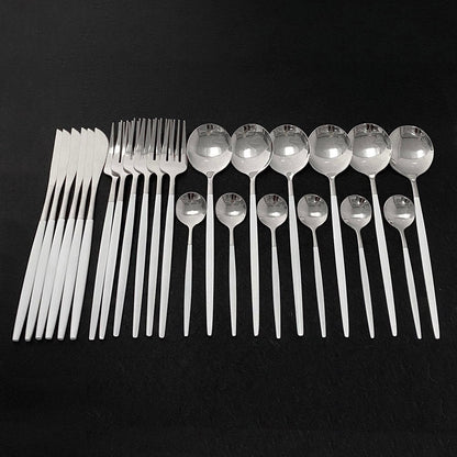 Elegant Gold Flatware Set for Fine Dining