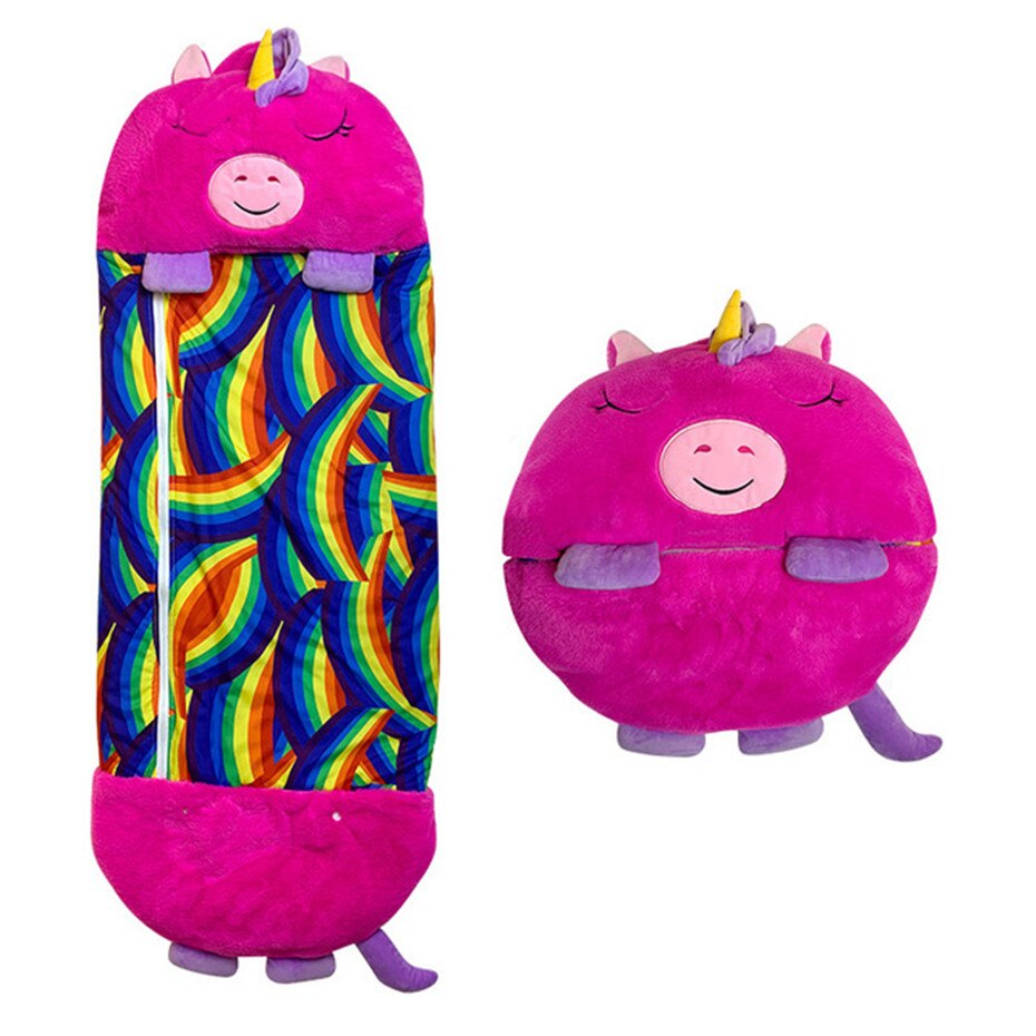 Soft Plush Blanket Sleeping Bag Set