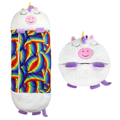 Soft Plush Blanket Sleeping Bag Set