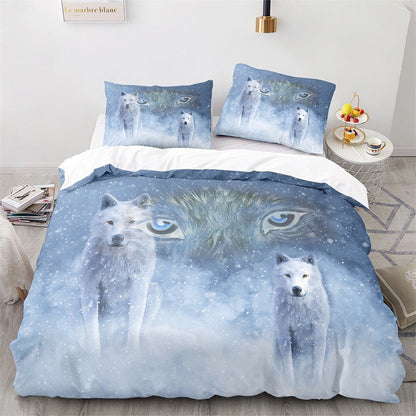 Cozy Boys Wolf Duvet Cover Set