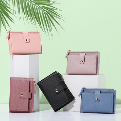 Slim Ladies Leather Card Wallet