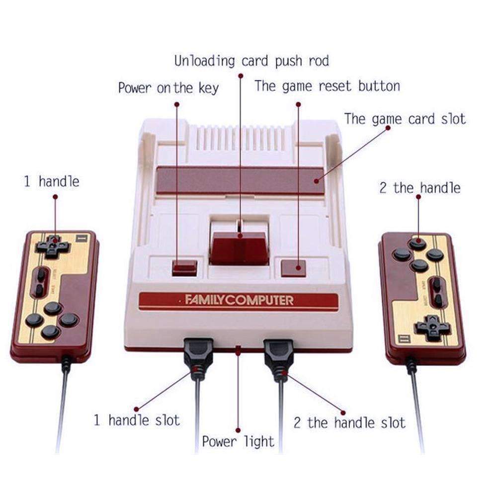 Retro Style Video Game Console
