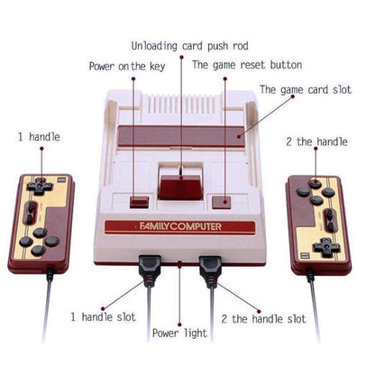 Retro Style Video Game Console