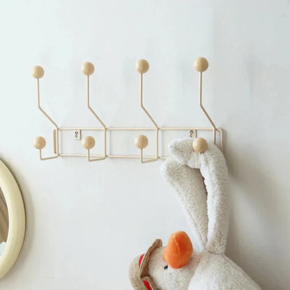 Retro Metal Clothing Hanger with Colorful Finish