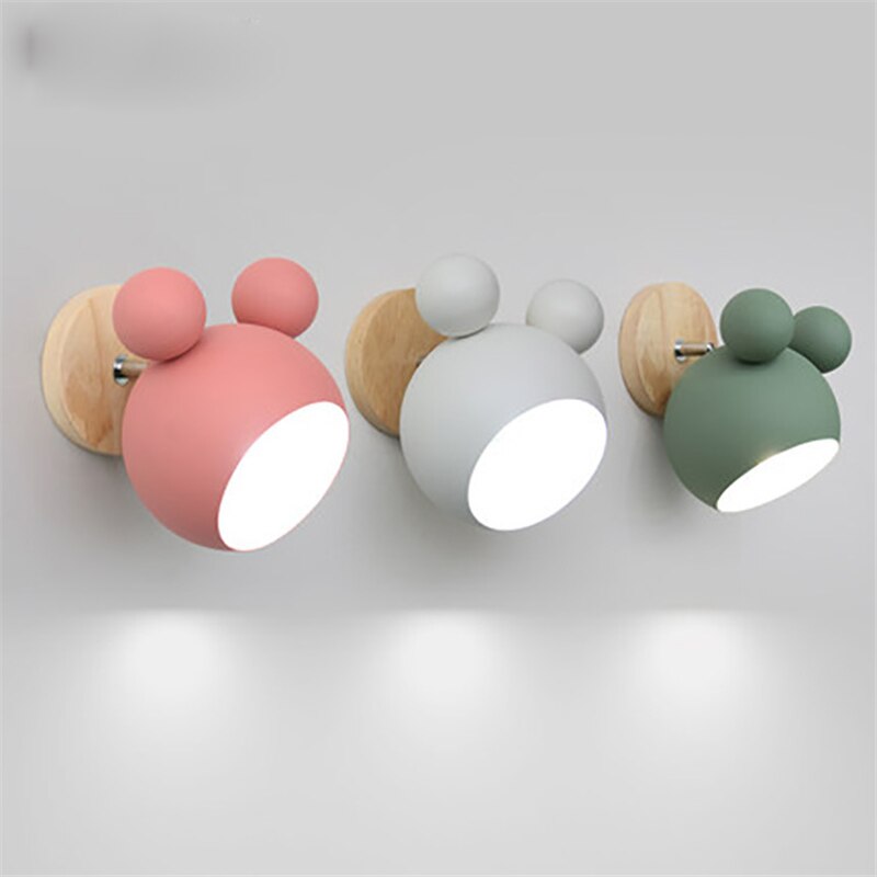 Colorful Kids LED Bedroom Wall Lamp