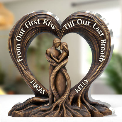 Customizable Tree Heart Shaped Acrylic Wall Plaque