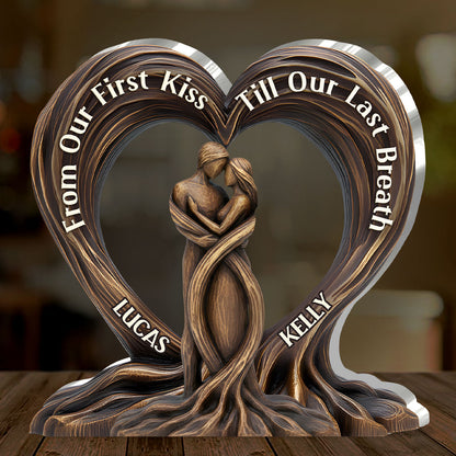 Customizable Tree Heart Shaped Acrylic Wall Plaque