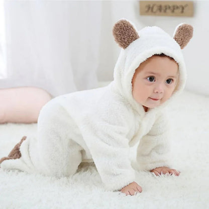 Adorable Infant Romper Bear Print