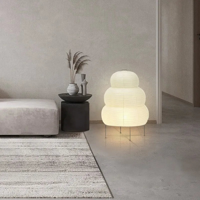 Soft Rice Paper Adjustable Table Lamp