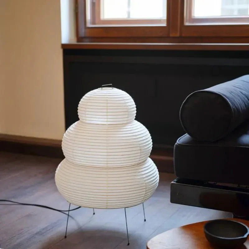Soft Rice Paper Adjustable Table Lamp