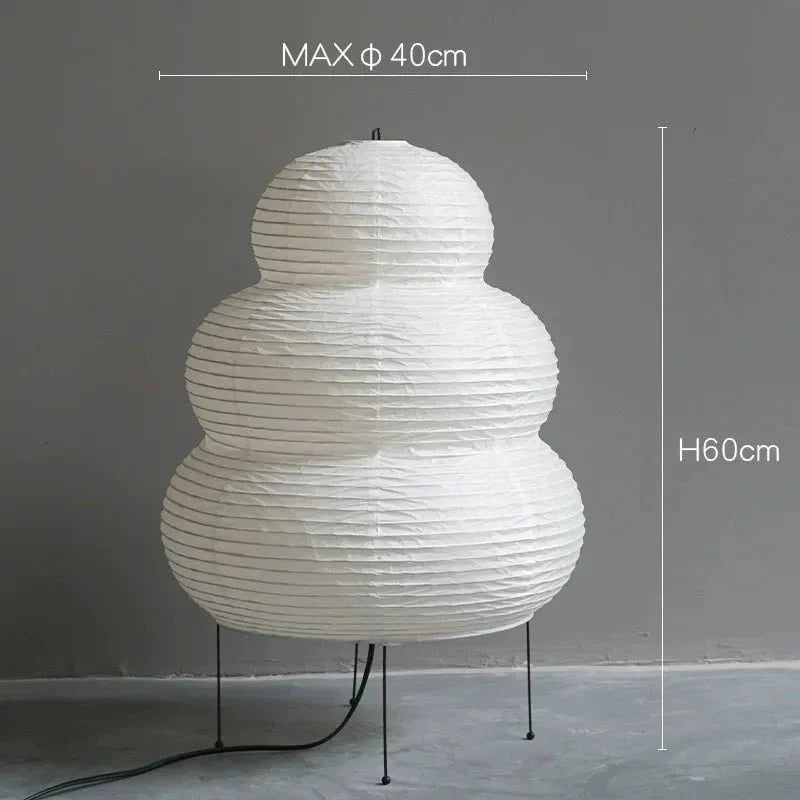 Soft Rice Paper Adjustable Table Lamp