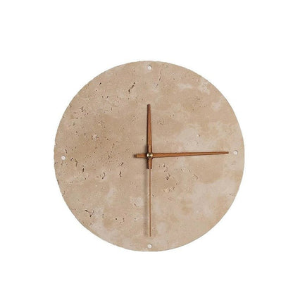 Natural Stone Round Wall Clock