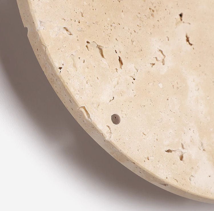 Natural Stone Round Wall Clock